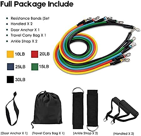 COOZI Resistance Bands Set for Home Workouts