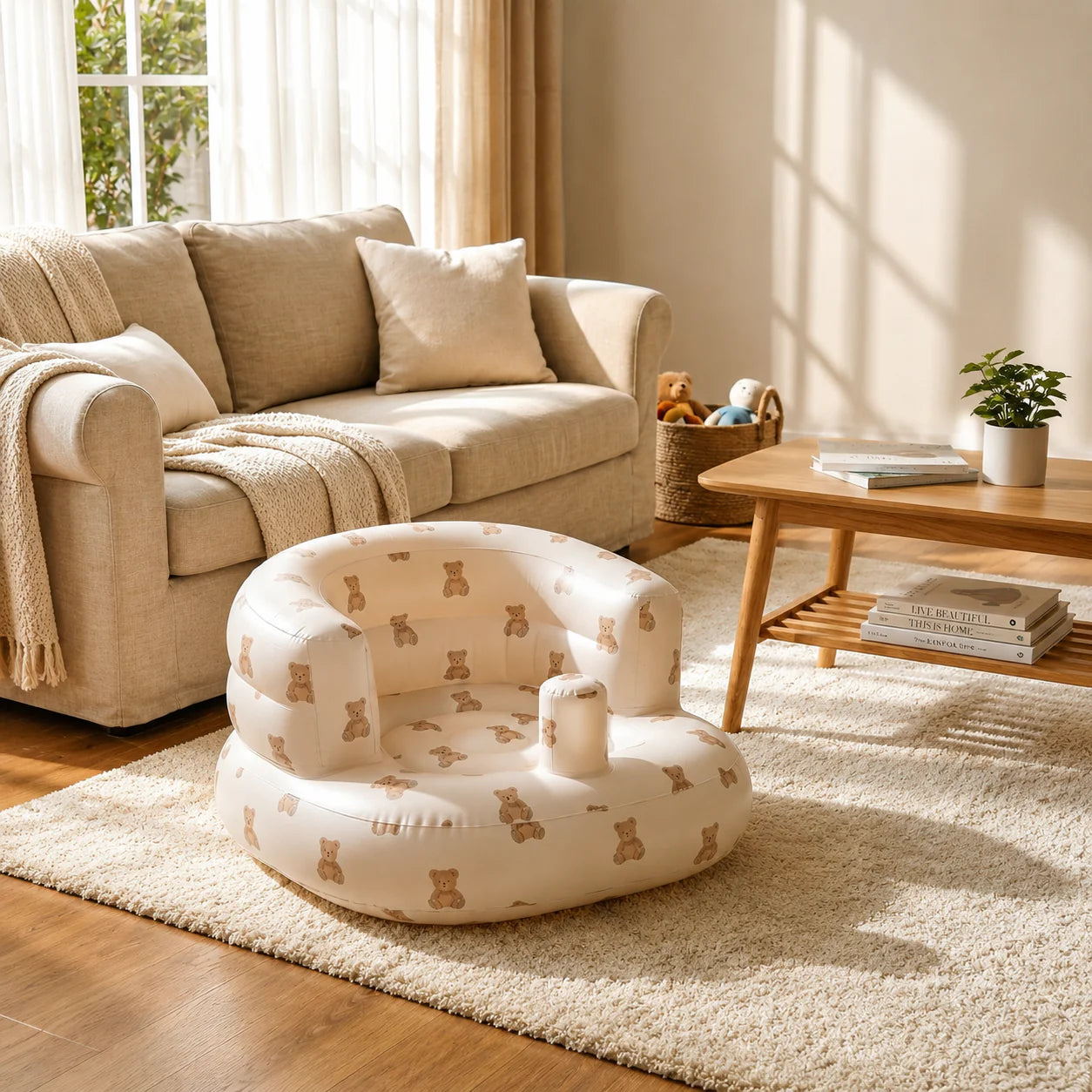 Coozi Sit & Smile (Inflatable Baby Sofa)